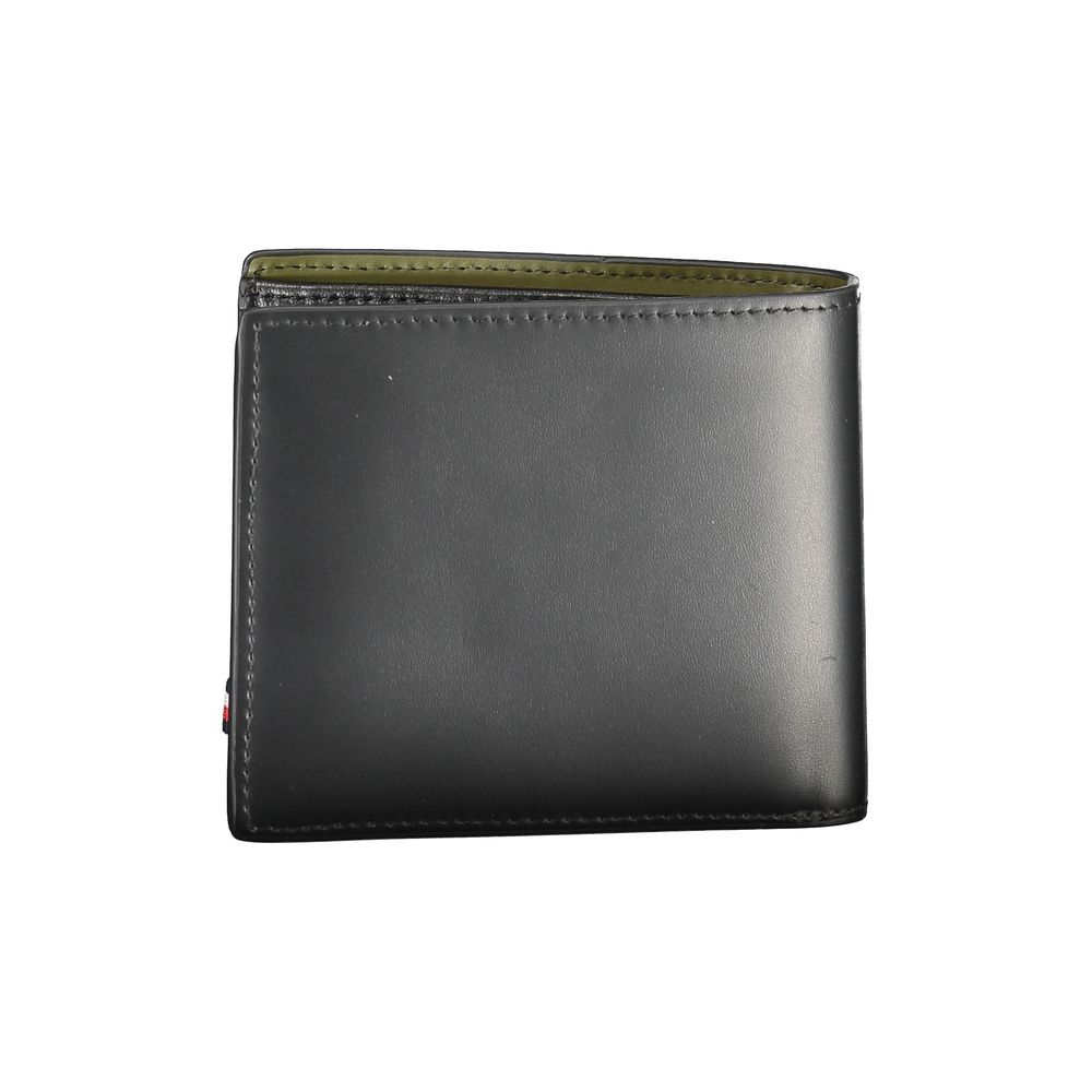 Black Leather Men's Wallet - ventzia
