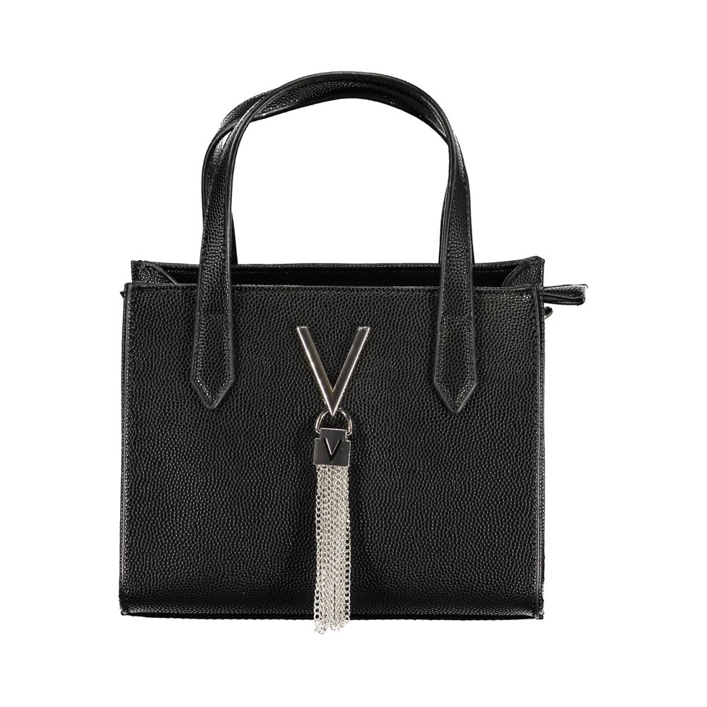 Black Polyethylene Women Handbag - ventzia