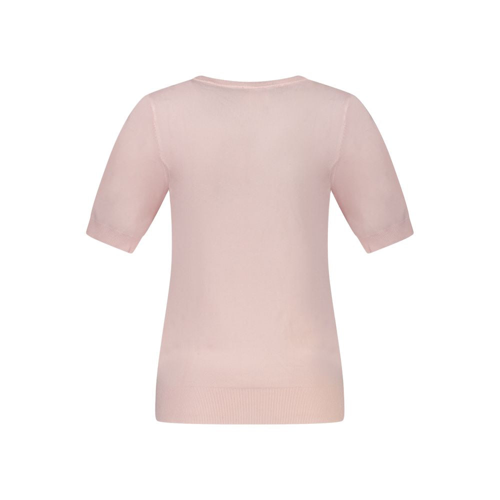 Pink Viscose Women Sweater