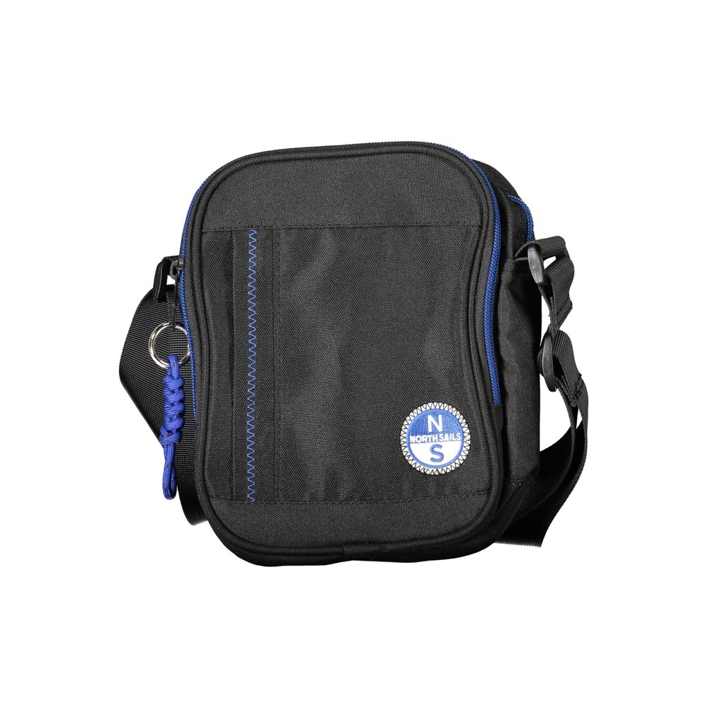 Nero Polyester Mens Shoulder Bag - ventzia