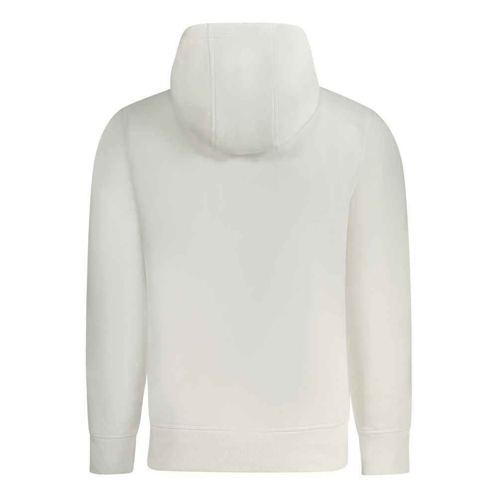 White Cotton Men's Sweatshirt - ventzia