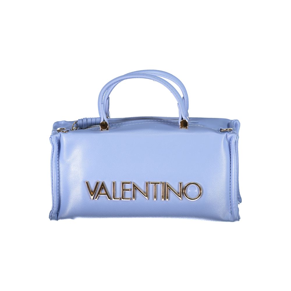 Azzurro Polyurethane Women Handbag - ventzia