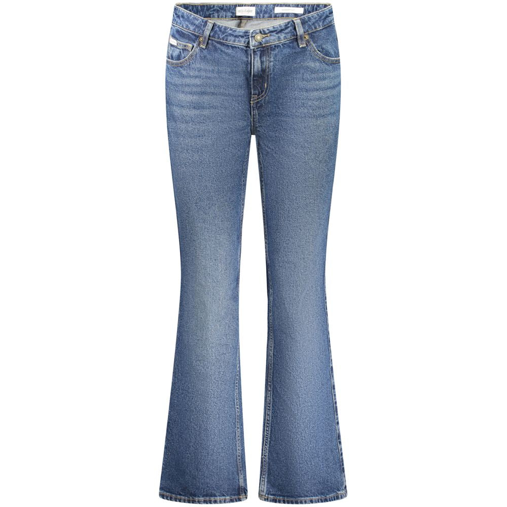 Blu Cotton Women's Jeans - ventzia