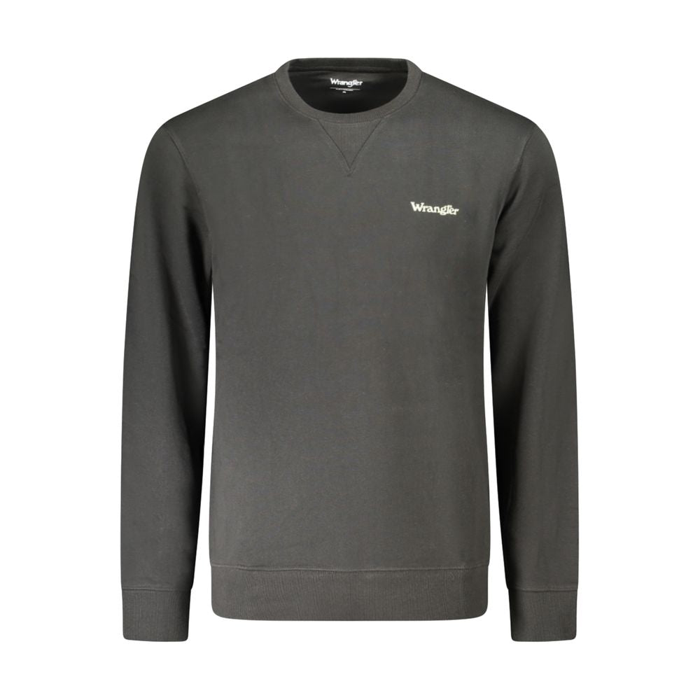 Black Cotton Men's Sweatshirt - ventzia