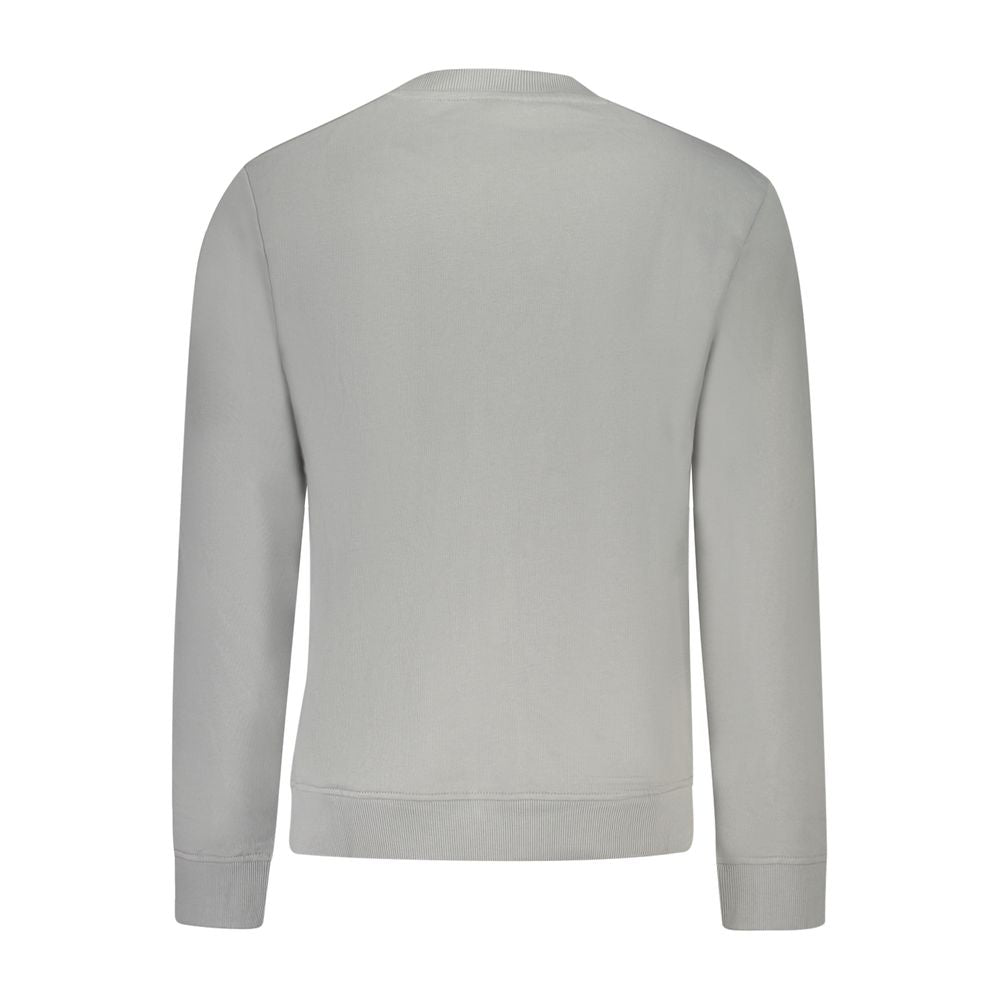 Gray Cotton Men's Sweatshirt - ventzia