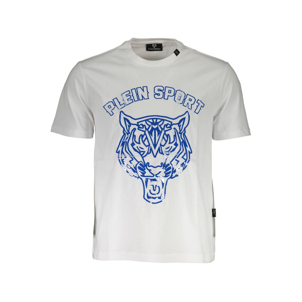 White Cotton Men T-Shirt - ventzia