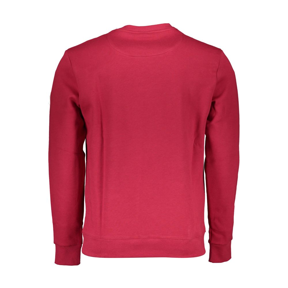 Red Cotton Men's Sweatshirt - ventzia