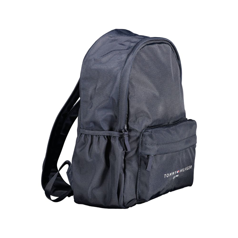 Blue Recycled Polyester Men's Backpack - ventzia