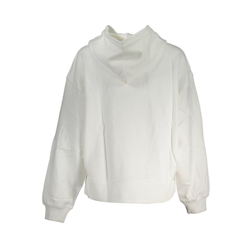 White Cotton Women Sweater - ventzia