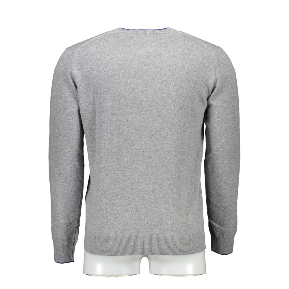 Grigio Wool Men Sweater - ventzia
