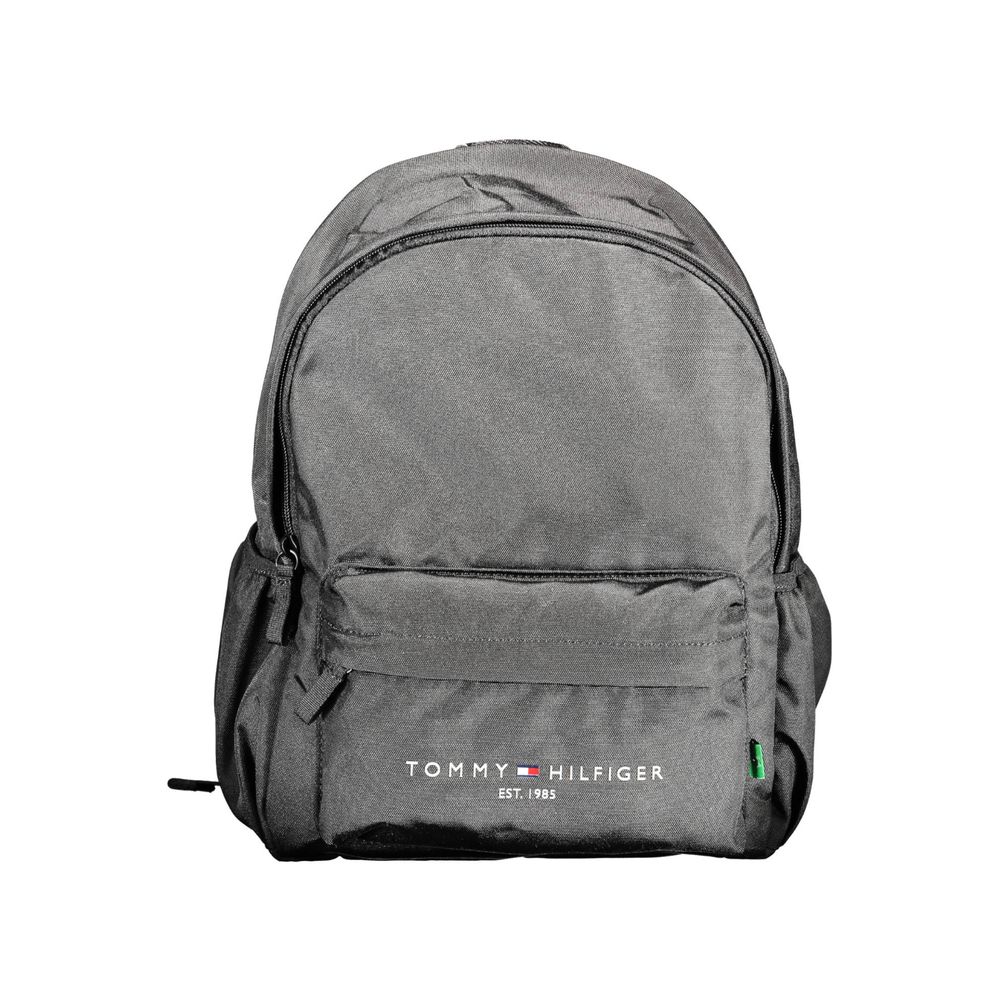 Black Polyester Backpack