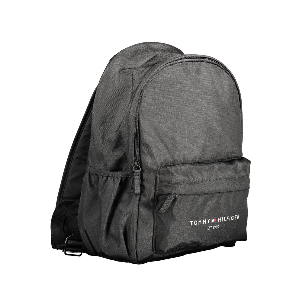 Black Polyester Backpack