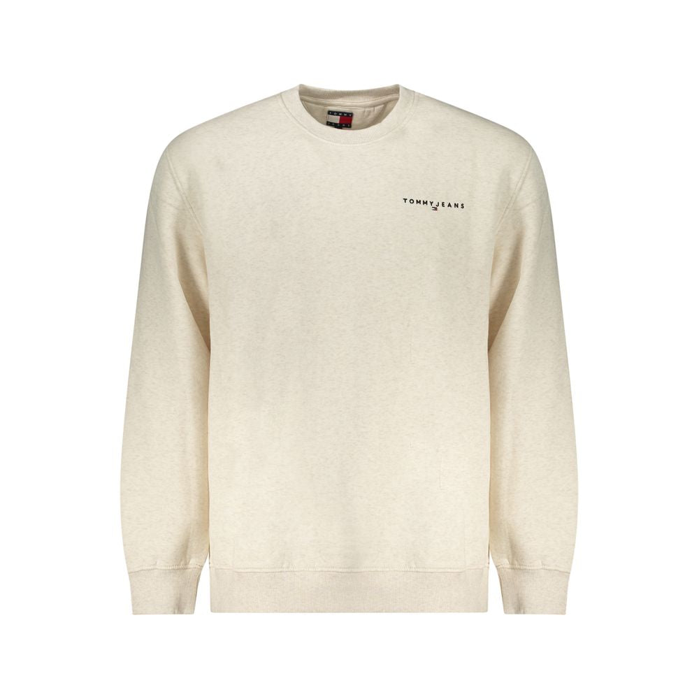Beige Cotton Men Sweatshirt - ventzia