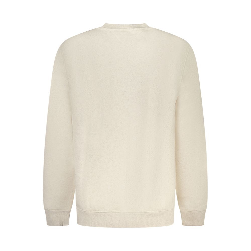 Beige Cotton Men Sweatshirt - ventzia