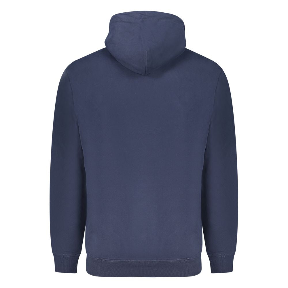 Blue Cotton Men Sweatshirt - ventzia