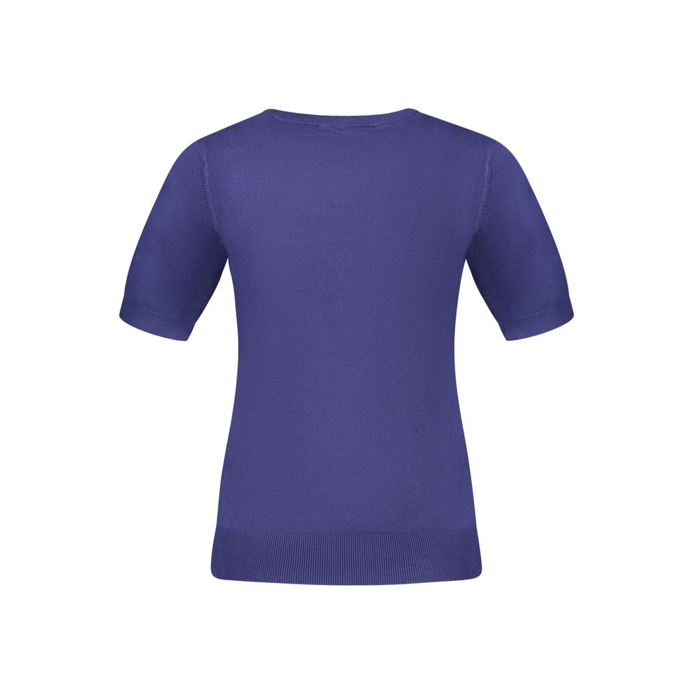 Blu Viscosa Woman Sweater - ventzia