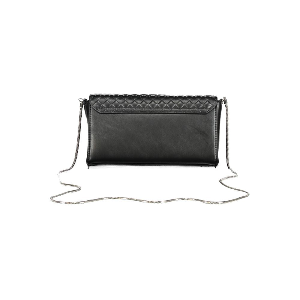 "Black Polyester Women Shoulder Bag" - ventzia
