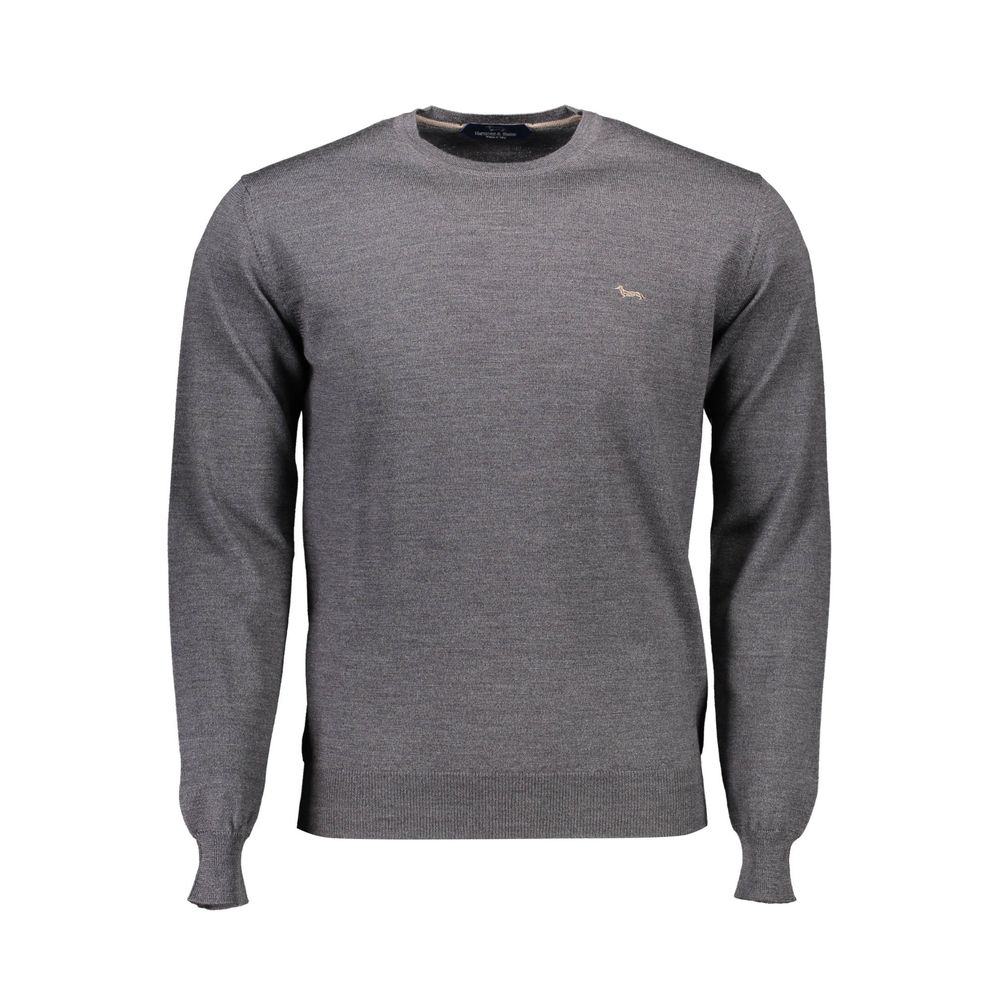 Grigio Wool Men Sweater - ventzia