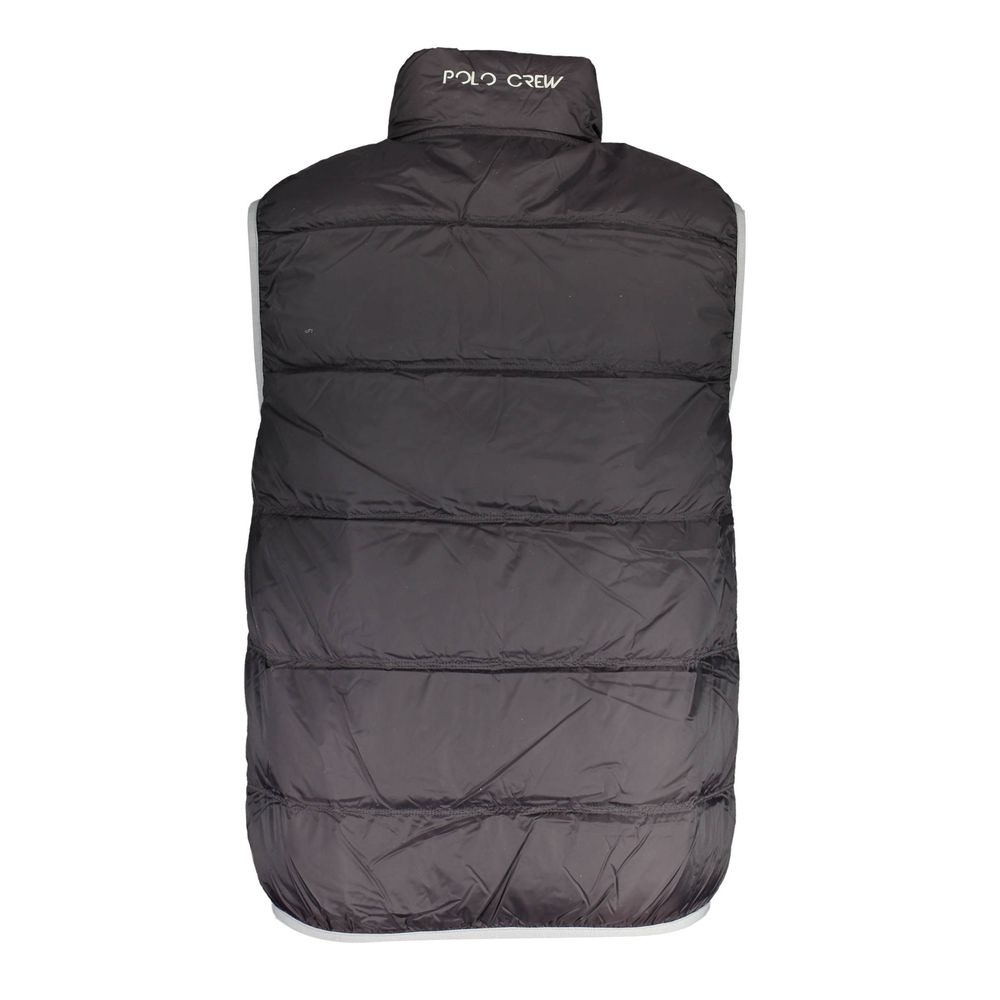 Black Polyamide Men Jacket - ventzia