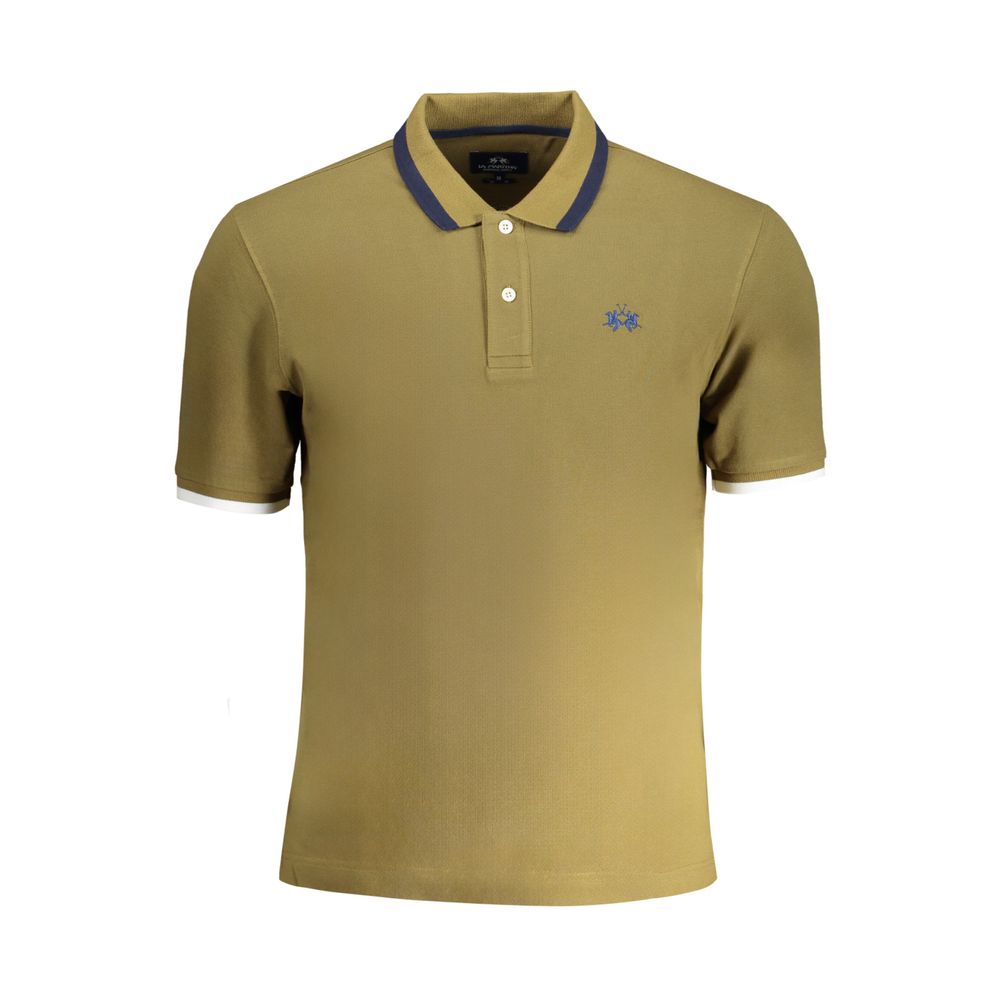 Verde Cotton Men Polo Shirt - ventzia