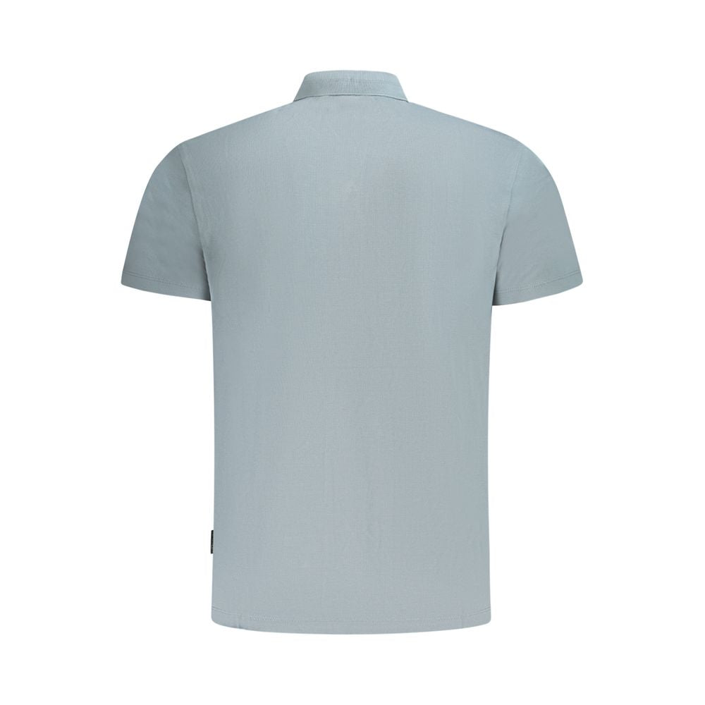 Gray Cotton Polo Shirt