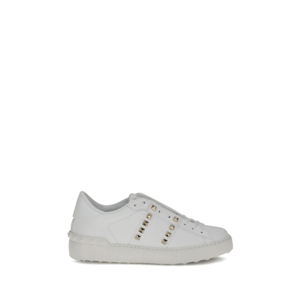 White Calf Leather Bos Taurus Low Top Sneakers - ventzia