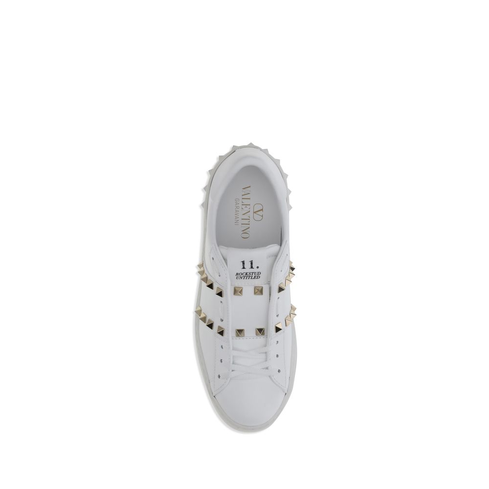 White Calf Leather Bos Taurus Low Top Sneakers - ventzia