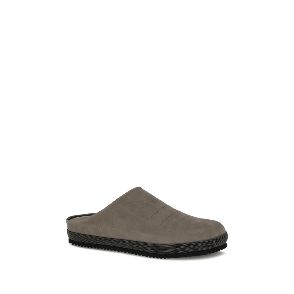 Gray Rubber Mules - ventzia