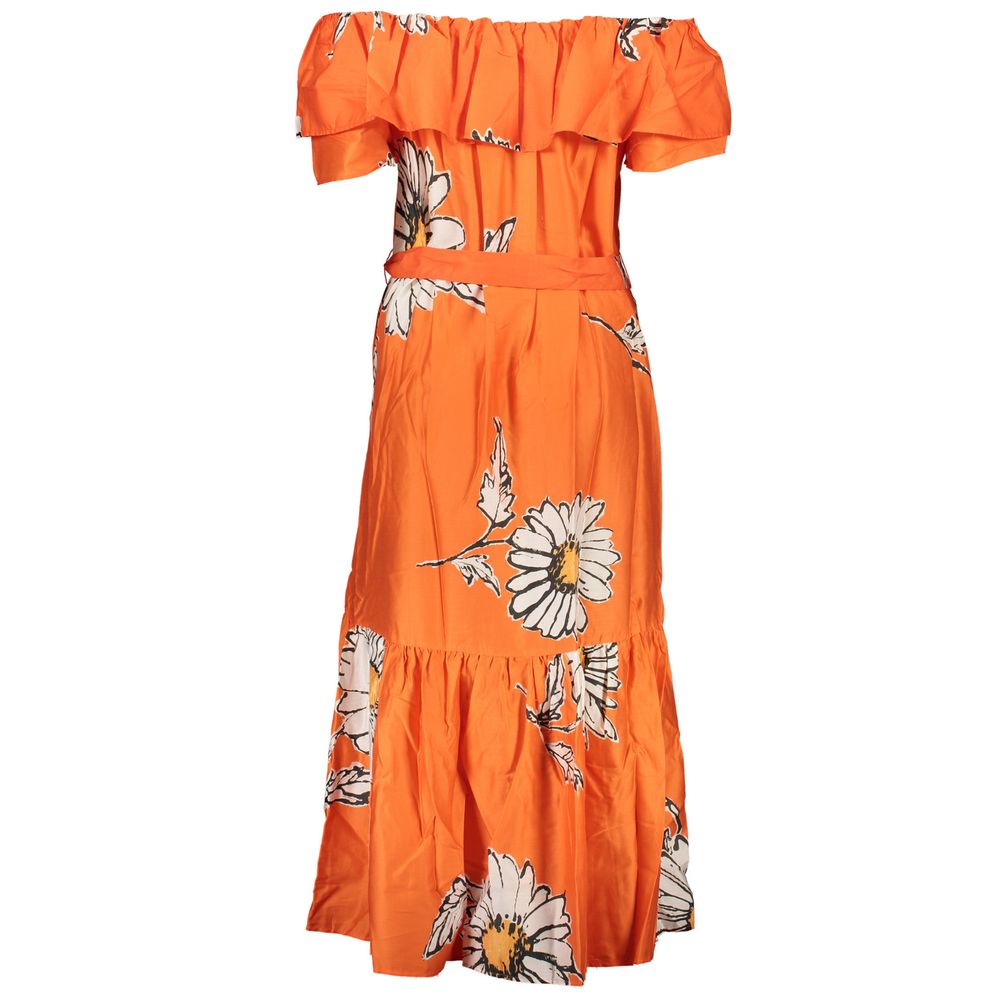 "Arancione Cotton Woman Dress" - ventzia