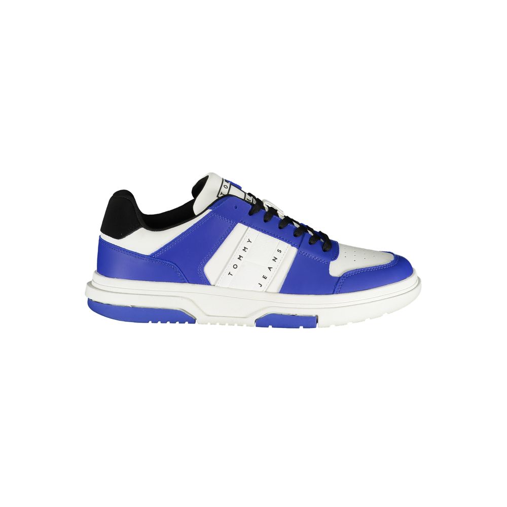 Blue Polyethylene Men Sneaker - ventzia