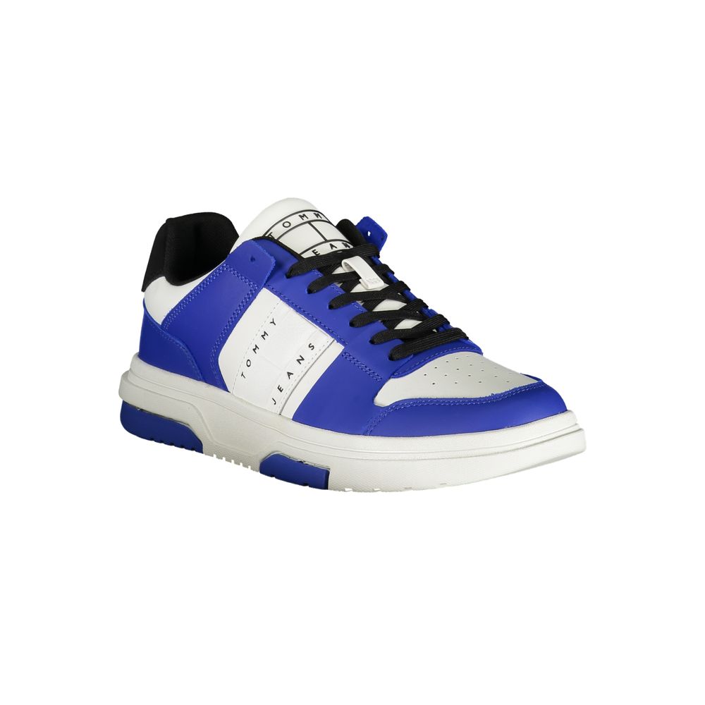 Blue Polyethylene Men Sneaker - ventzia