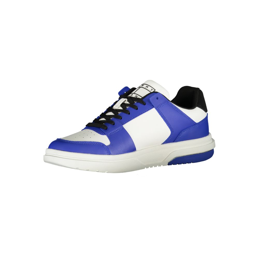 Blue Polyethylene Men Sneaker - ventzia