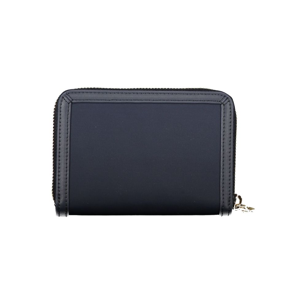 Blue Polyester Women Wallet - ventzia