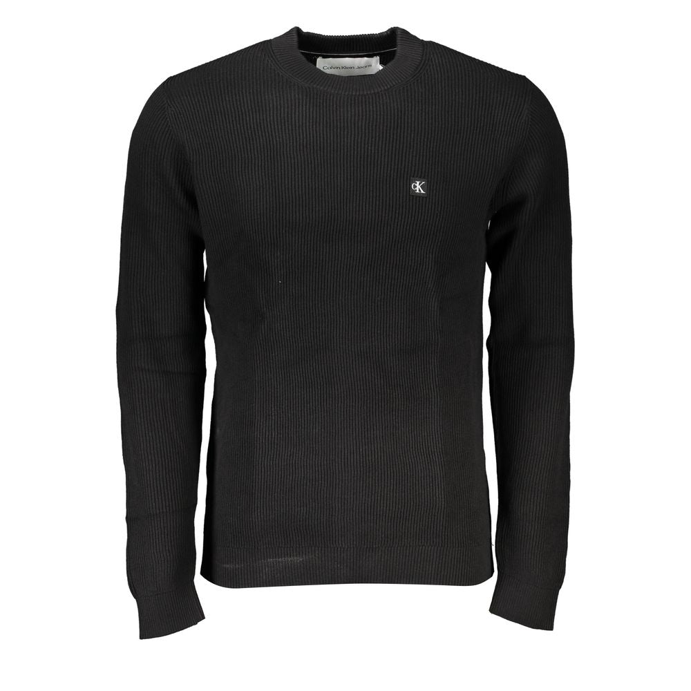 Black Cotton Sweater