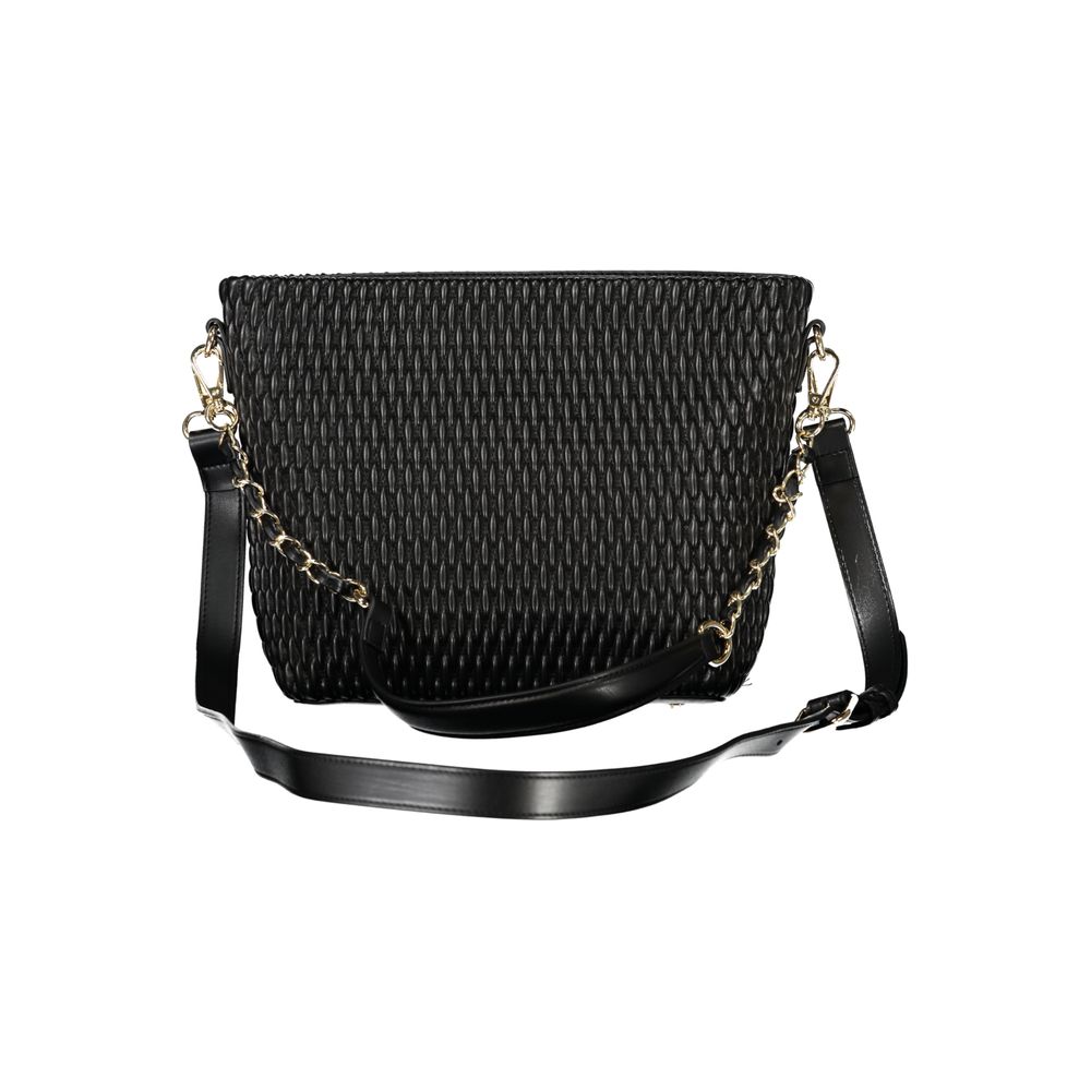 Nero Poliuretano Women Handbag - ventzia