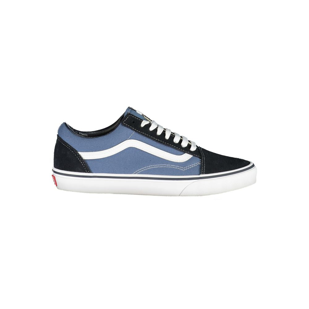 Blue Polyester Men's Sneaker - ventzia
