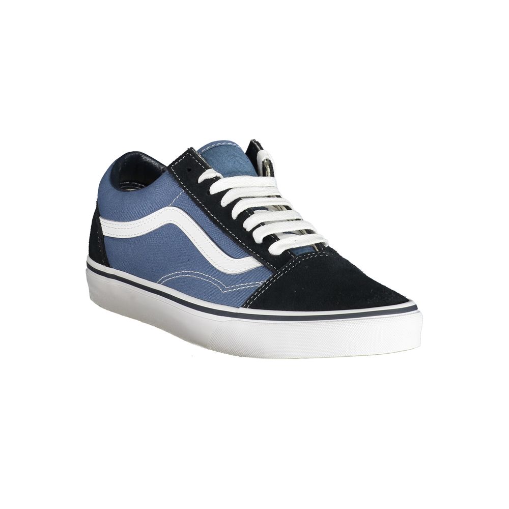 Blue Polyester Men's Sneaker - ventzia