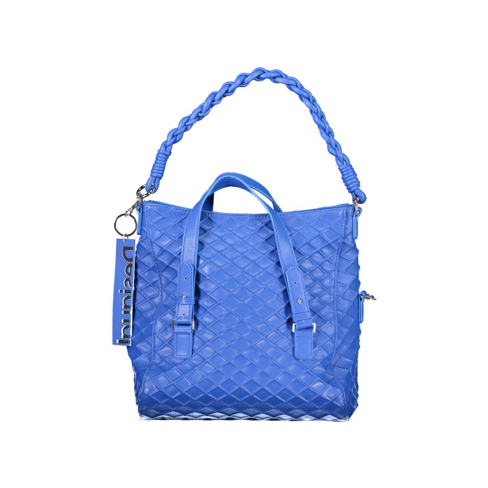 Blue Polyethylene Handbag
