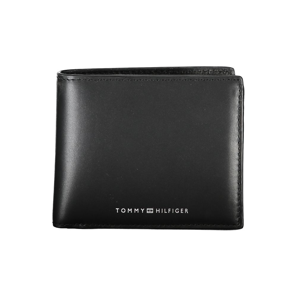 Sleek Black Leather Wallet for the Modern Man - ventzia