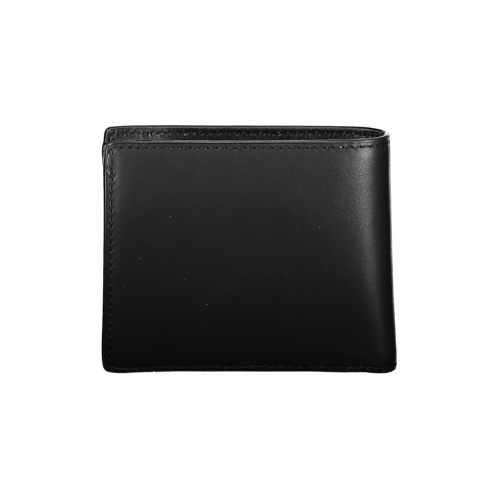Sleek Black Leather Wallet for the Modern Man - ventzia