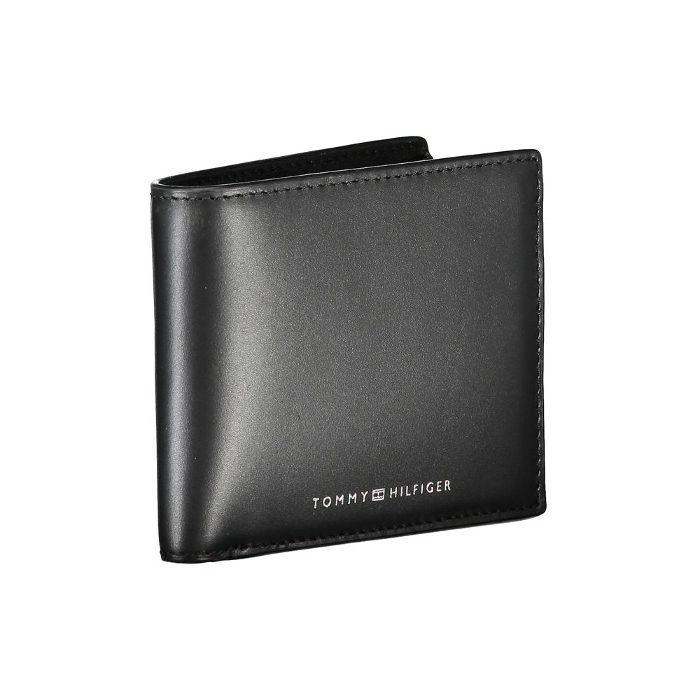 Sleek Black Leather Wallet for the Modern Man - ventzia