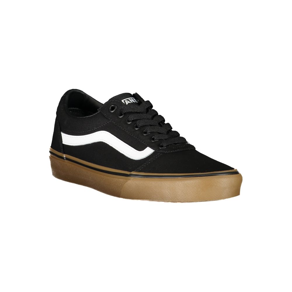 Black Polyester Sneaker - ventzia