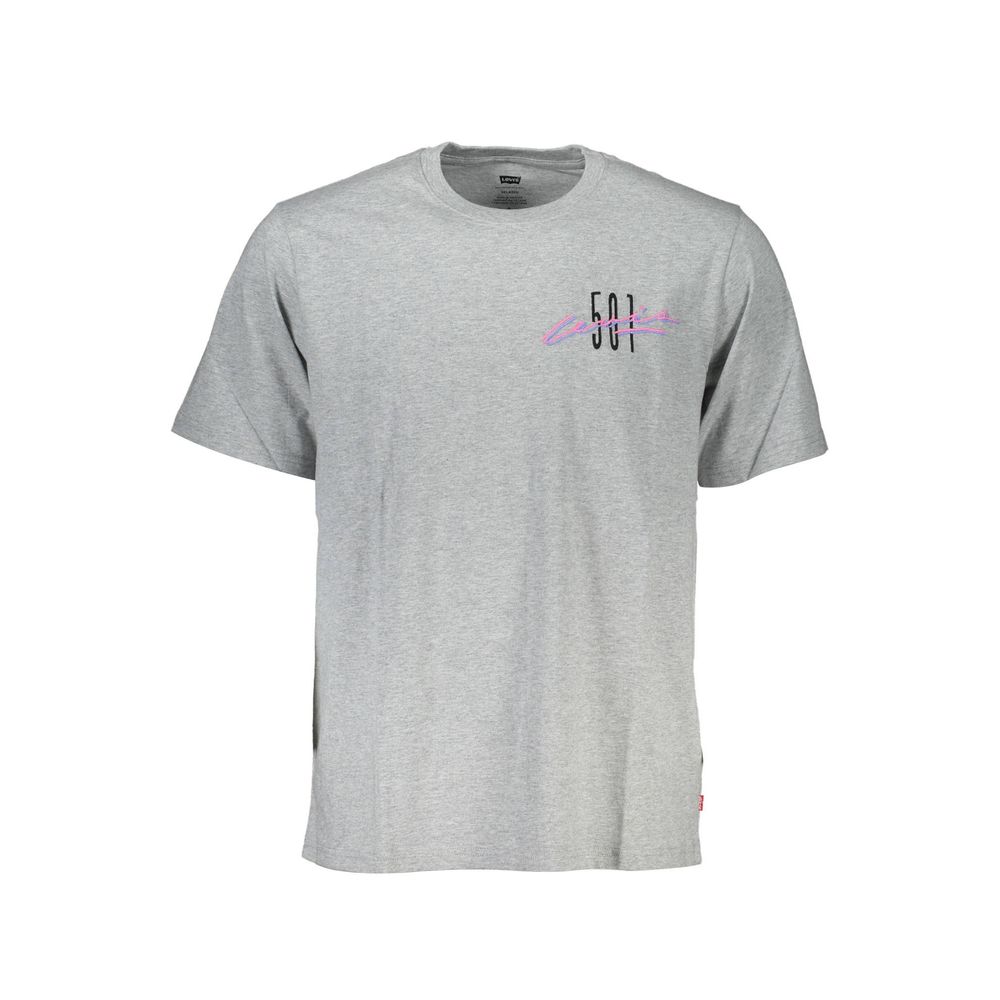 Grigio Cotton Men T-Shirt - ventzia