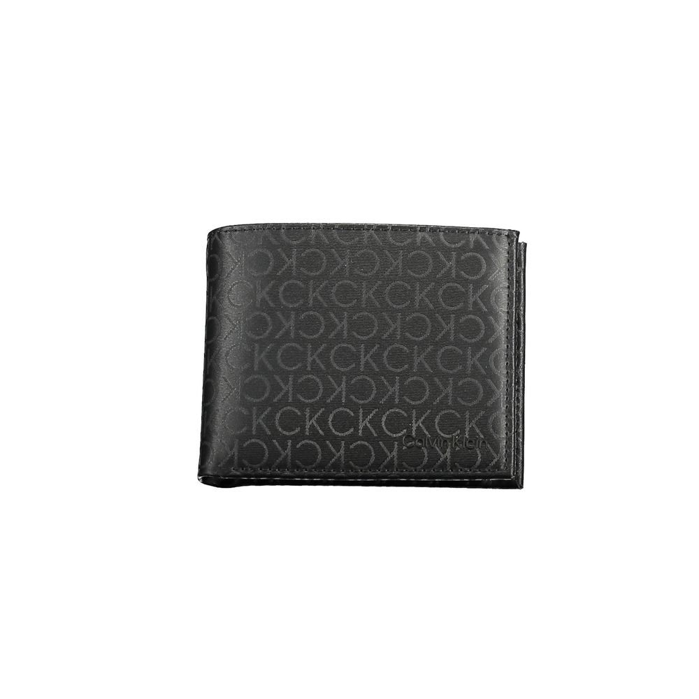 Nero Polyurethane Men Wallet - ventzia