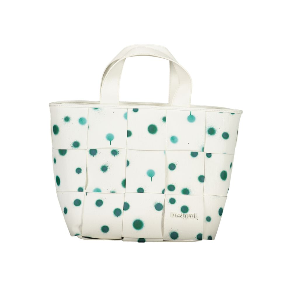 Bianco Poliuretano Women Handbag - ventzia
