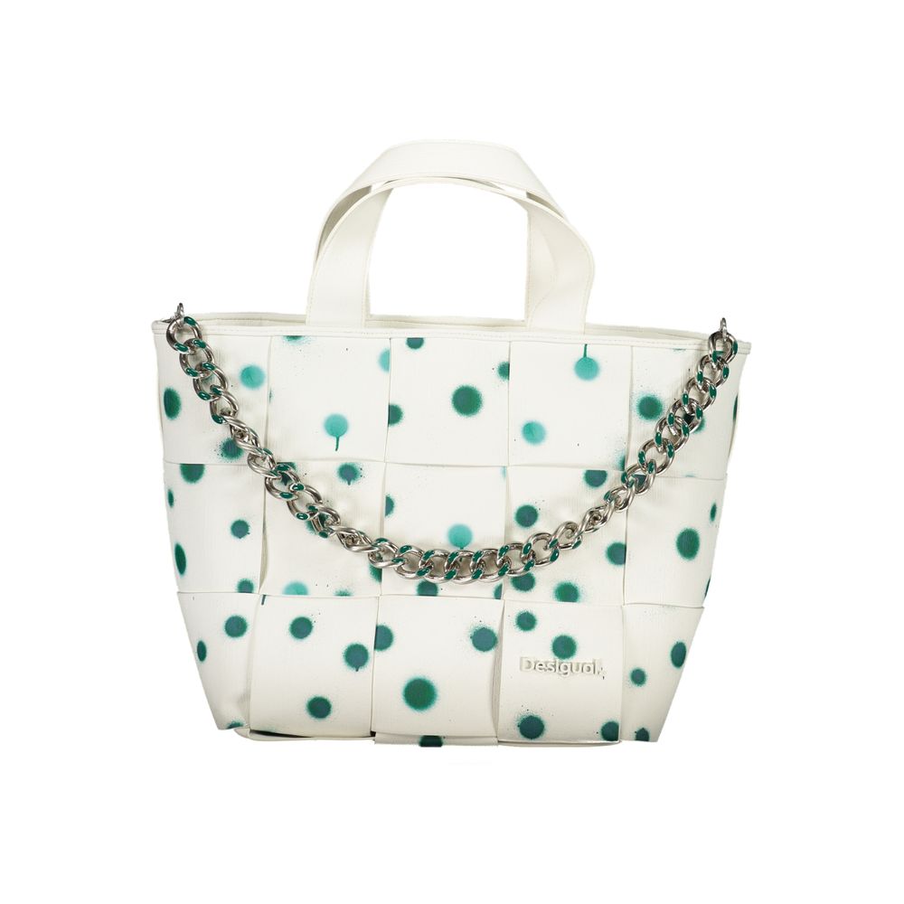 Bianco Poliuretano Women Handbag - ventzia