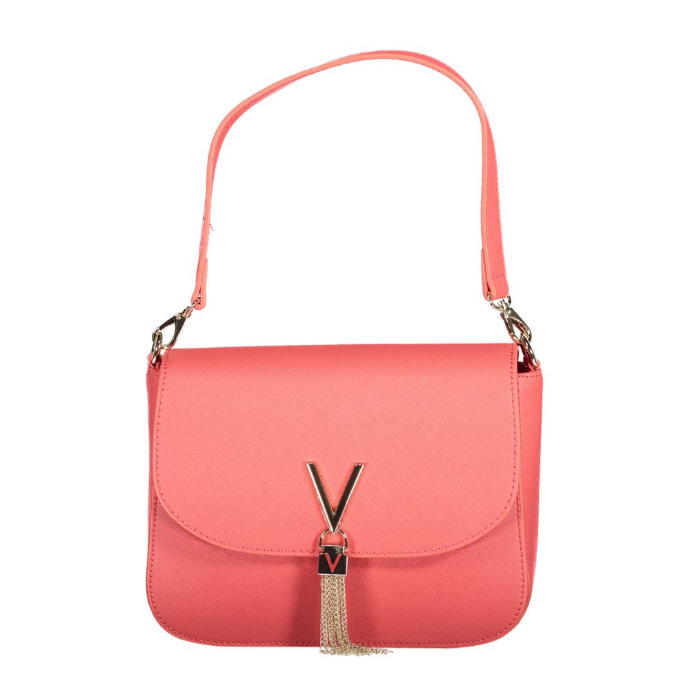 Pink Polyethylene Women Handbag - ventzia