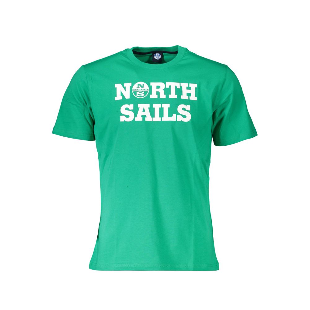 Green Cotton Men T-Shirt - ventzia