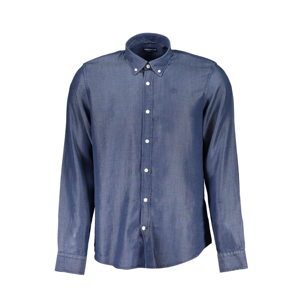 Blue Lyocell Men's Shirt - ventzia