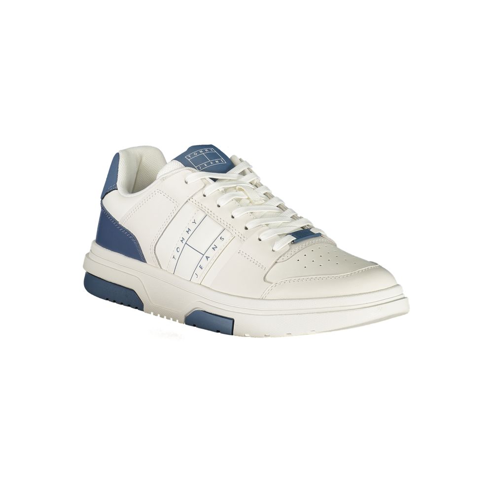 Bianco Polyurethane Men's Sneaker - ventzia